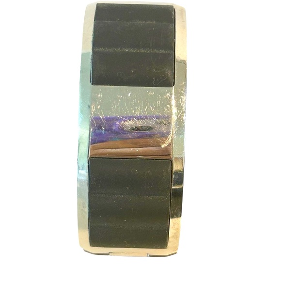 Kenneth Jay Lane Mother of Pearl Bangle watch - Picture 6 of 13